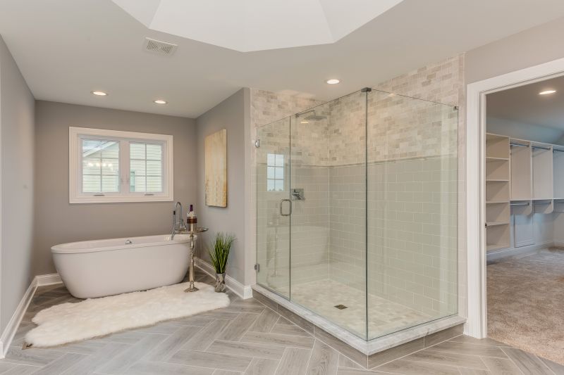 Modern Bathroom with Glass Walls